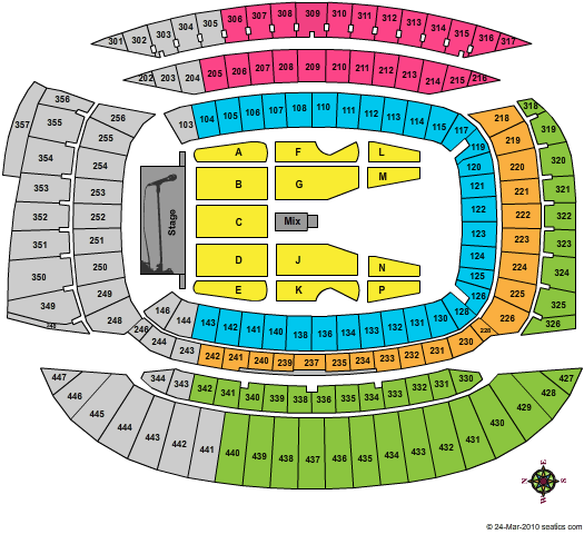 Soldier Field The Eagles Seating Chart
